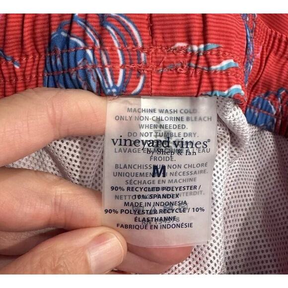 Vineyard Vines Board Shorts Men’s Size Medium Print Swim Fish Pineapple Starfish - Picture 6 of 7